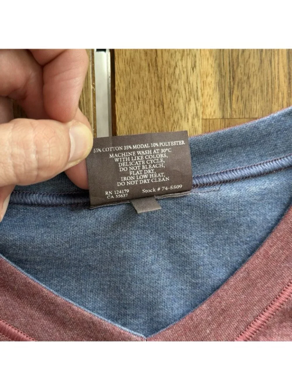 Johnston & Murphy Reversible Long Sleeve Pullover in Red And Blue‎ Men’s XXL